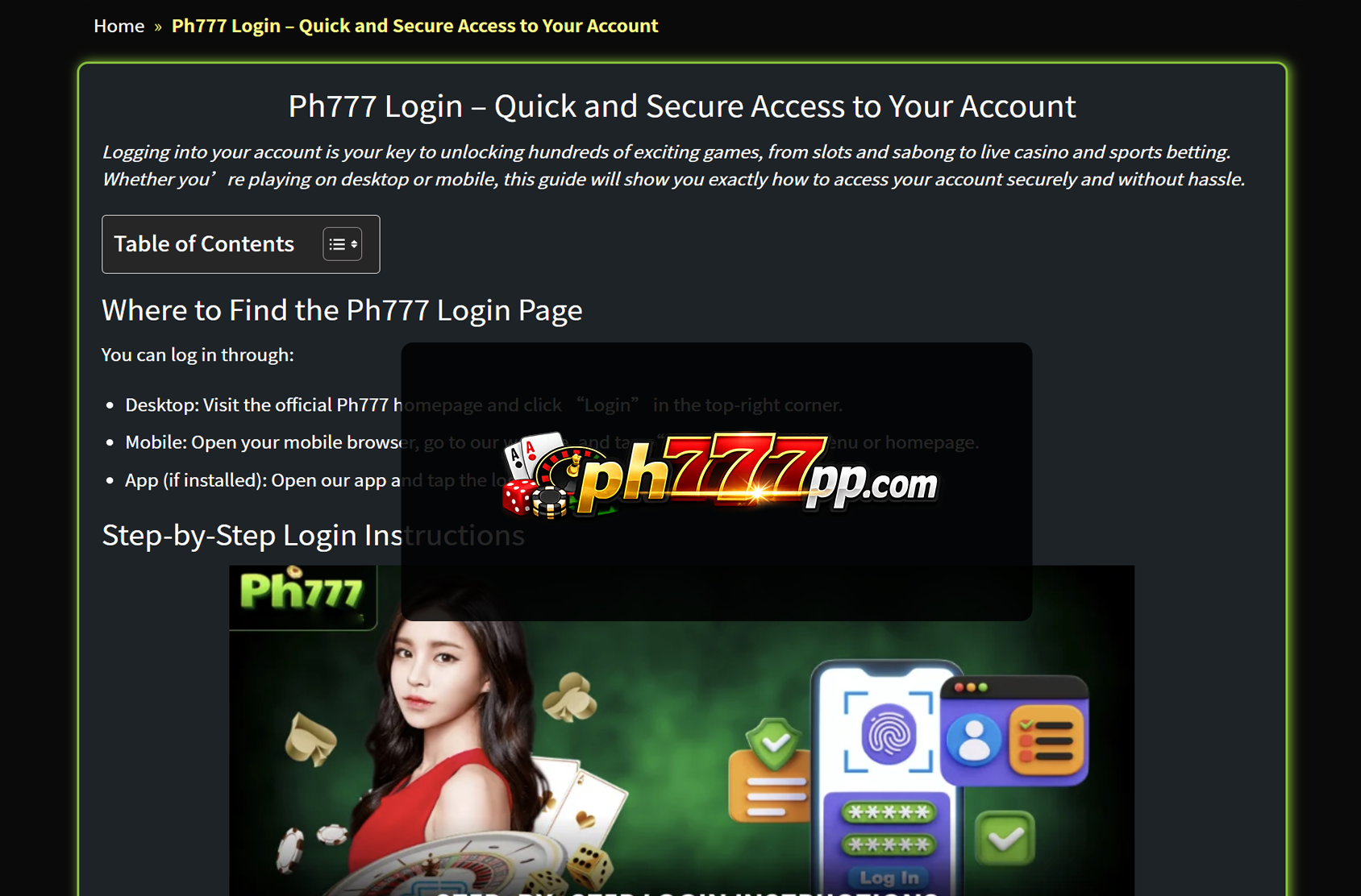 🎮 Exploring the Variety of Games on ph777